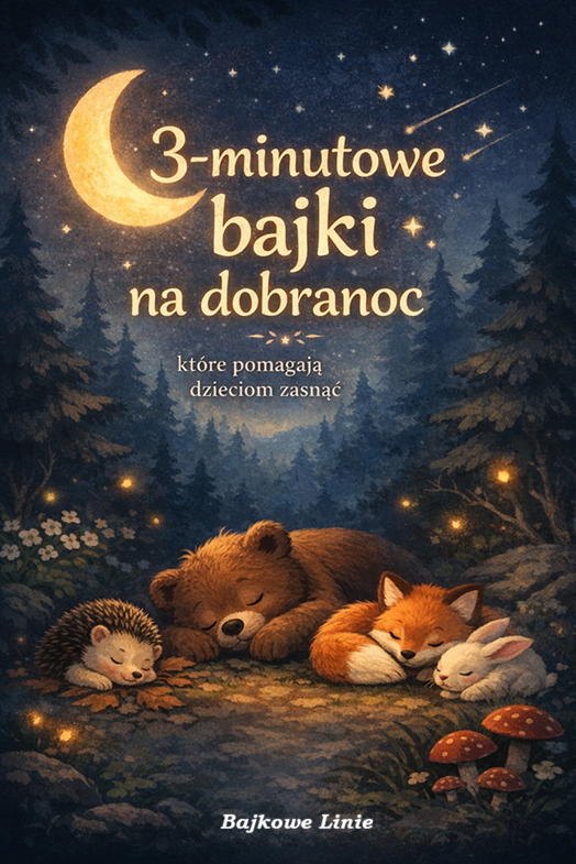 Okładka e-booka: 3-minutowe bajki na dobranoc